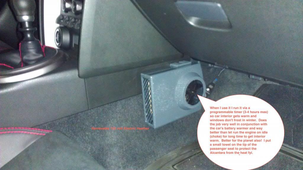 Winter Electric car & battery warmer install Toyota GR86, 86, FRS